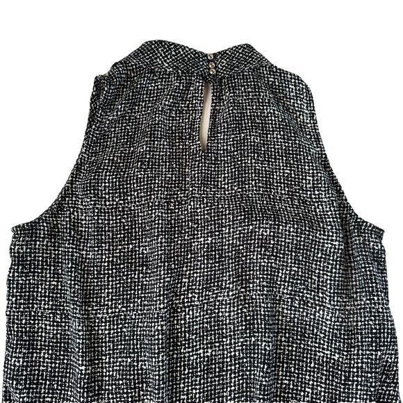 WHITE HOUSE BLACK MARKET SLEEVELESS Back KEYHOLE V-Neck Elastic Waist Size M - Picture 10 of 11